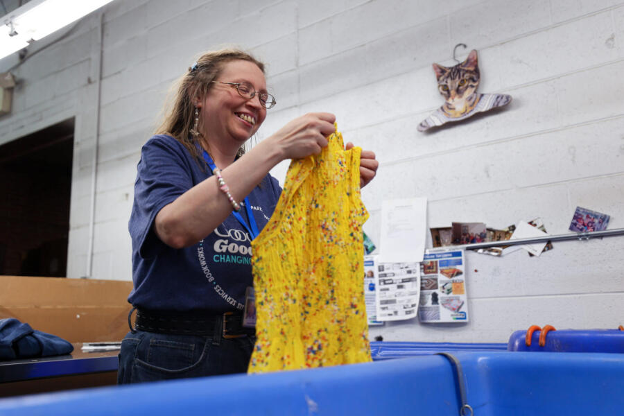 Goodwill Industries Mission - Betty Sorting