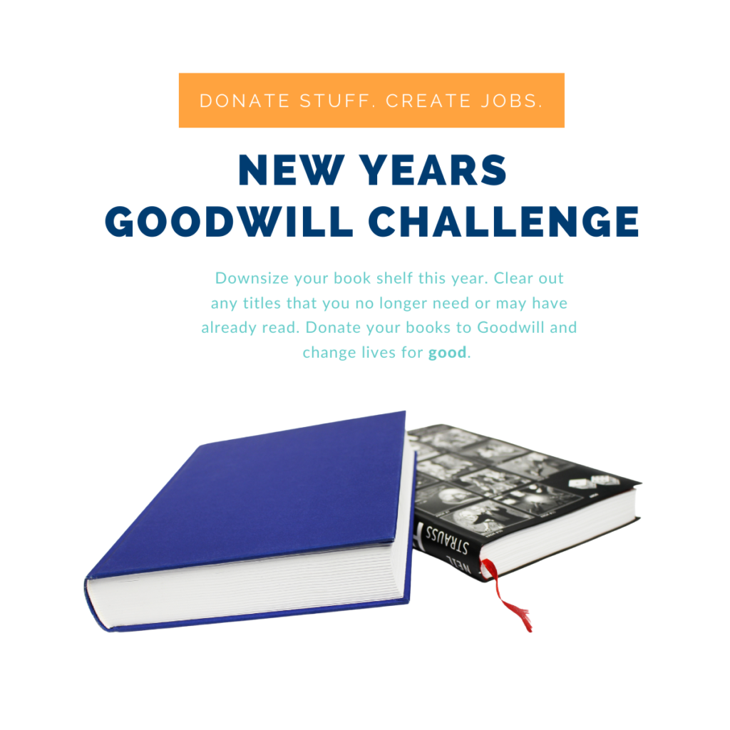 New Years Goodwill Challenge - Books