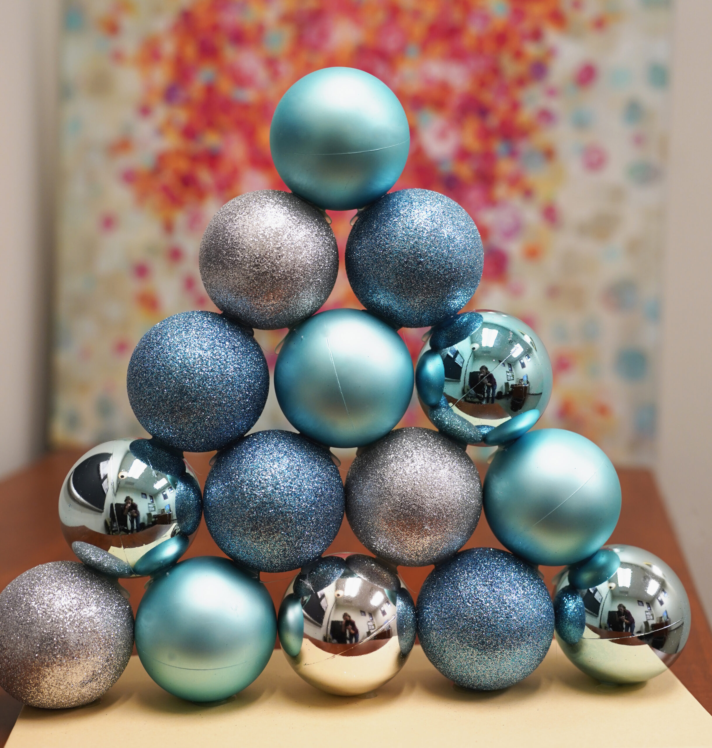 Upcycle Christmas Ornaments into a Tree