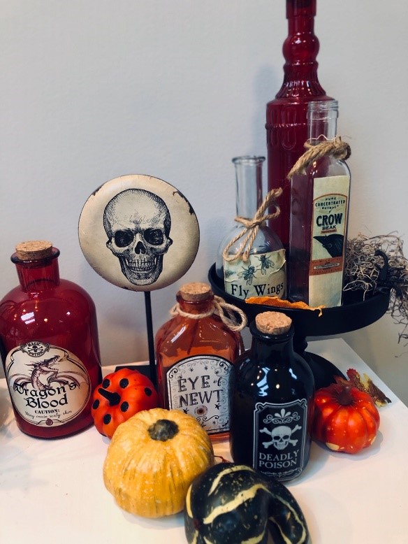 Poison bottle - Halloween upcycle