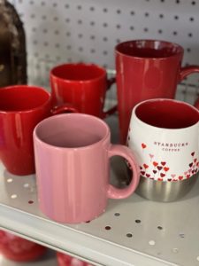 Goodwill Valentine’s Day mugs